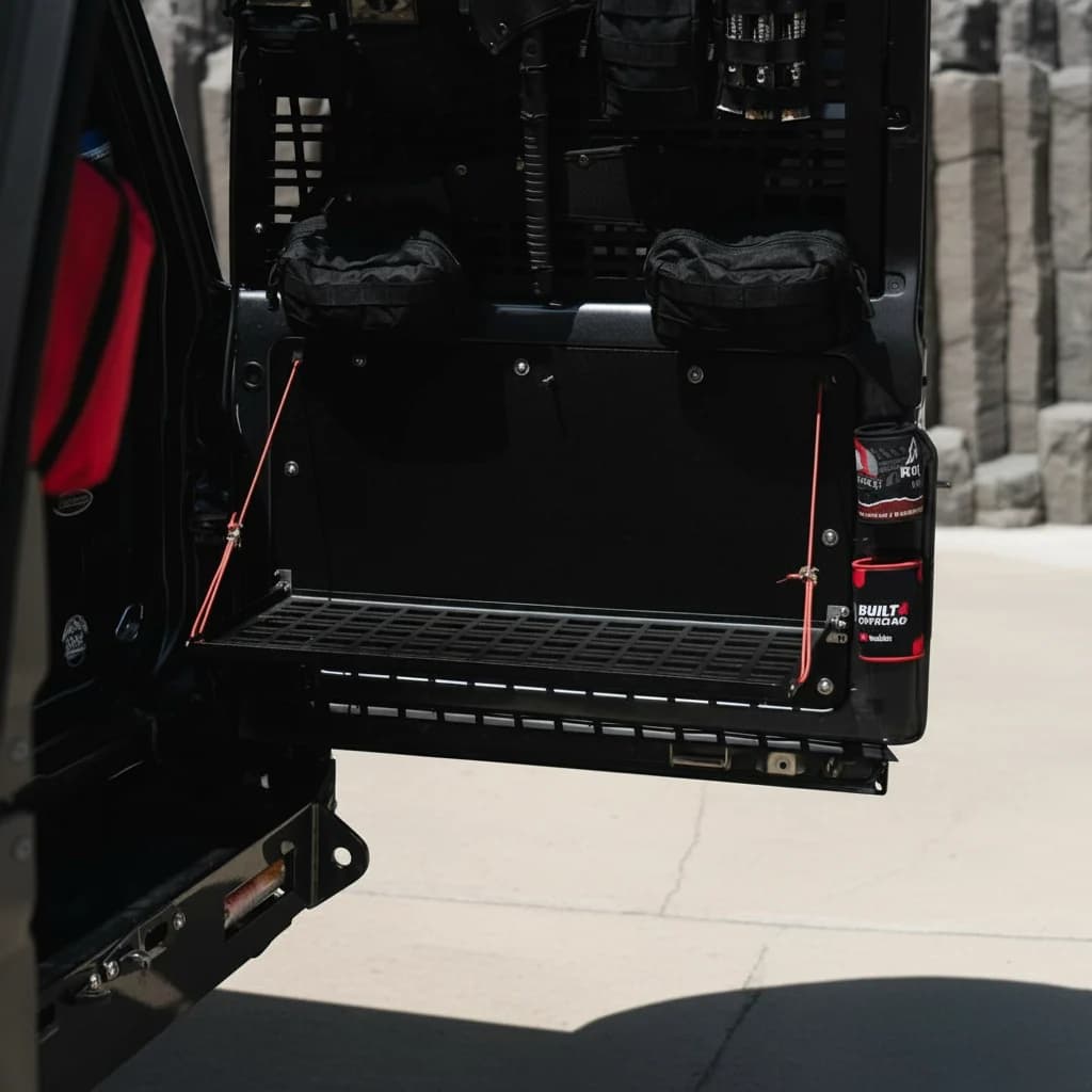 Rear Folding Table to suit 76 Series LandCruiser