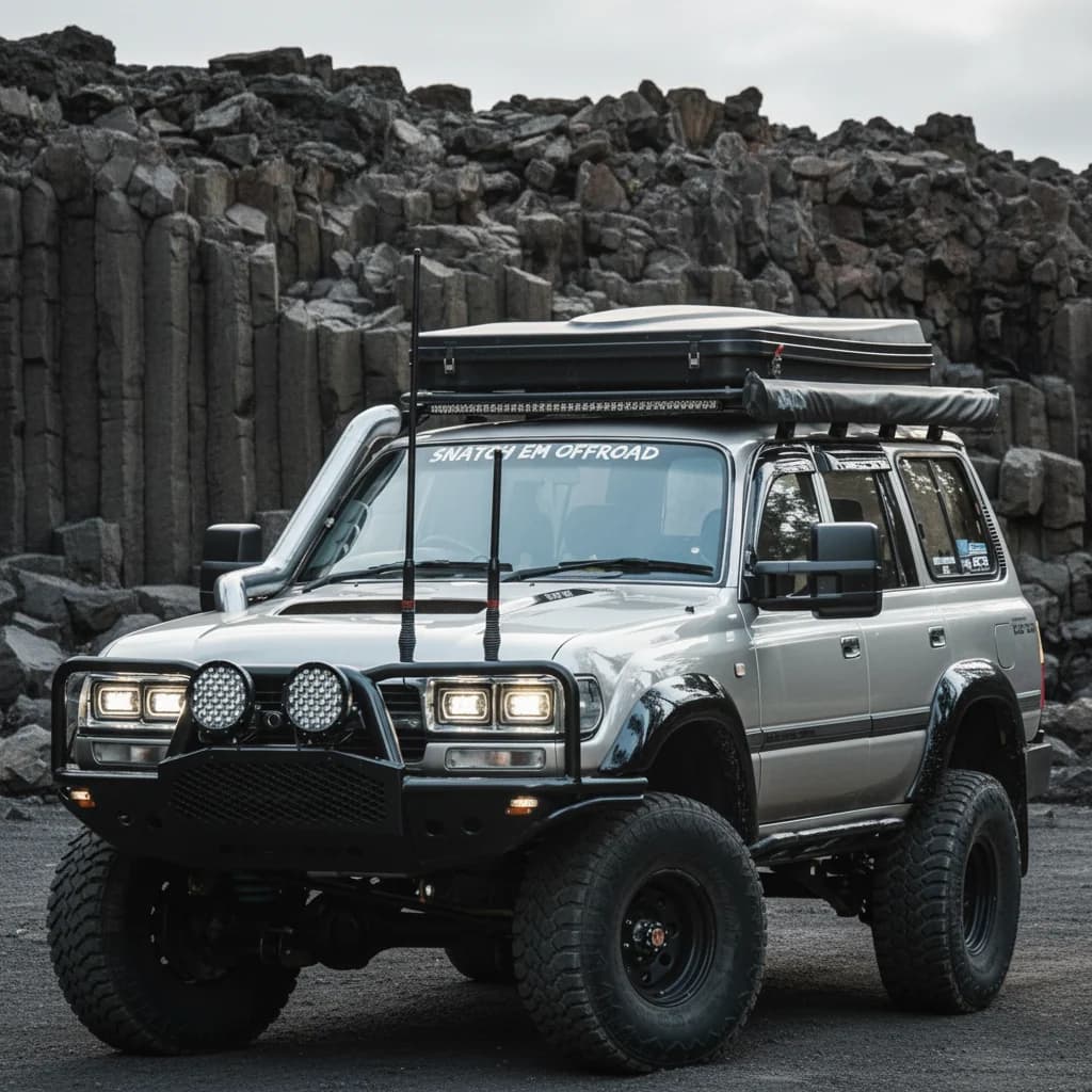 80 Series Azza Raslarr Bull Bar (New Hoops)
