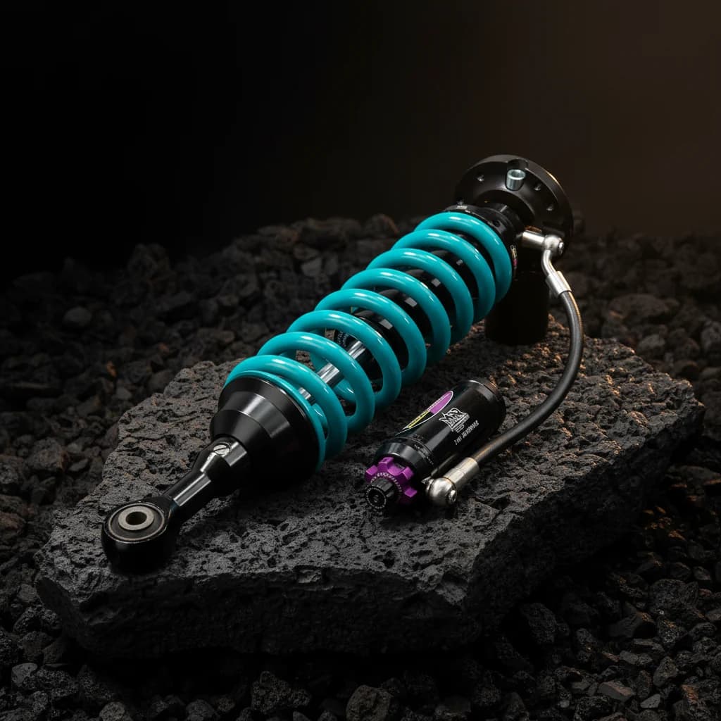 Dobinsons Shock Absorber (front), Monotube Remote Reservoir, (3‑Way Adjustable), Assembled Coil Over, MRA16‑A302