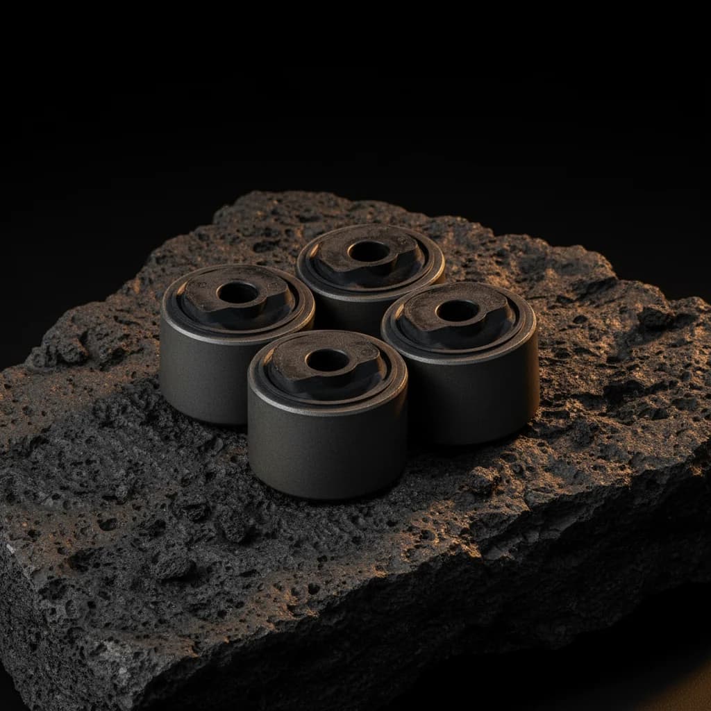 Dobinsons Radius Arm Bush (front), 0 Degree Standard Radius Arm Bush Kit, Arm to Diff, 4 x Rubber Bushes, RB59‑536K