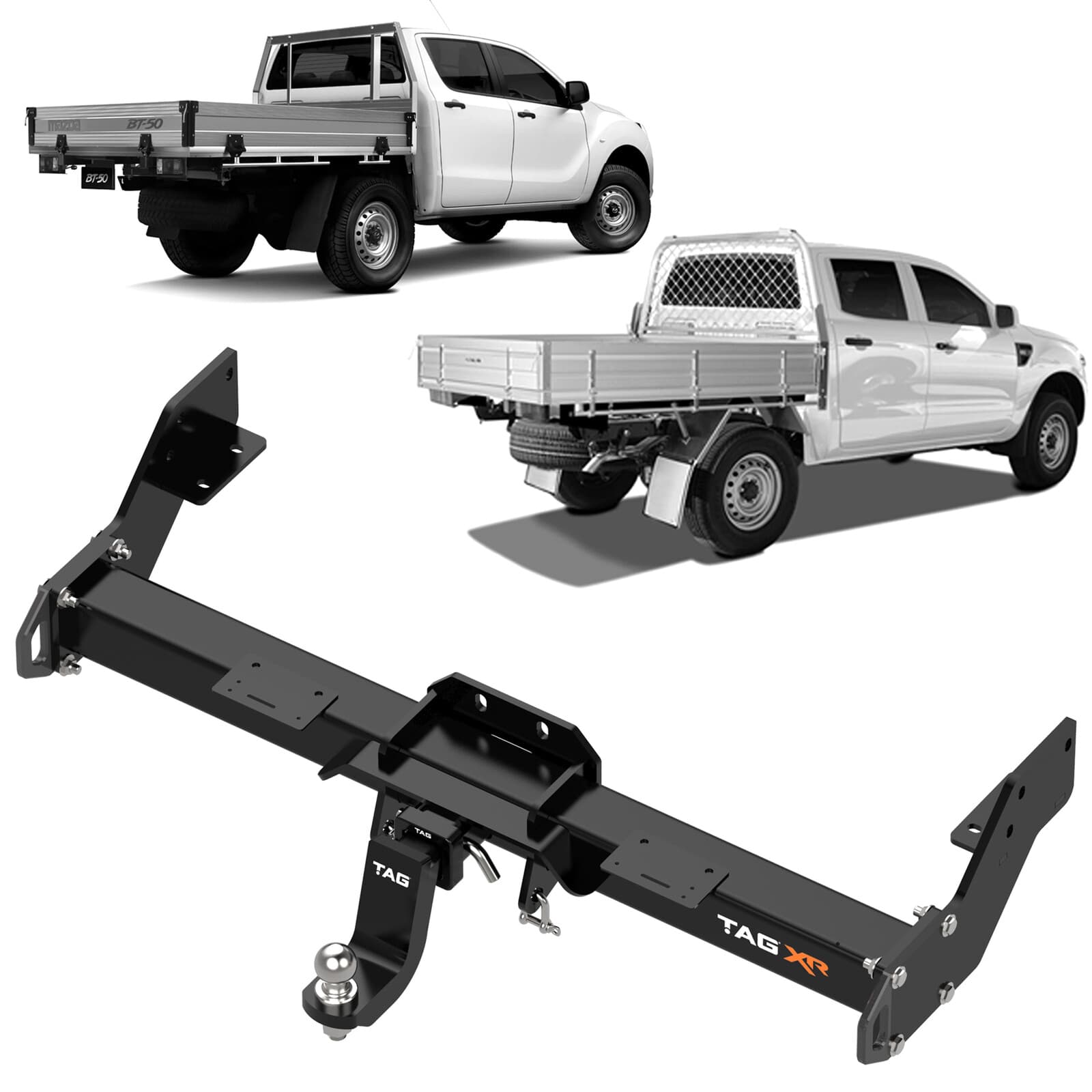 TAG 4x4 Recovery Towbar to suit Mazda BT‑50 (09/2011‑10/2020), Ford Ranger (09/2011‑05/2022)