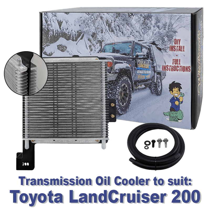 Wholesale Automatics Dual Transmission Cooler Kit to suit Toyota LandCruiser 200 Series 5 & 6‑Speed Auto