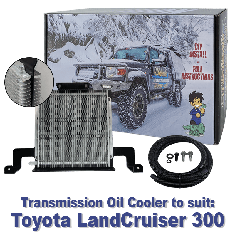 Wholesale Automatics Dual Transmission Cooler Kit to suit Toyota LandCruiser 300 Series, Built Dec 2021 to Oct 2024