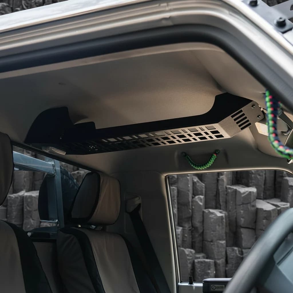 Roof Console to suit 79 Series, Single Cab 2020 on MOLLE Panel