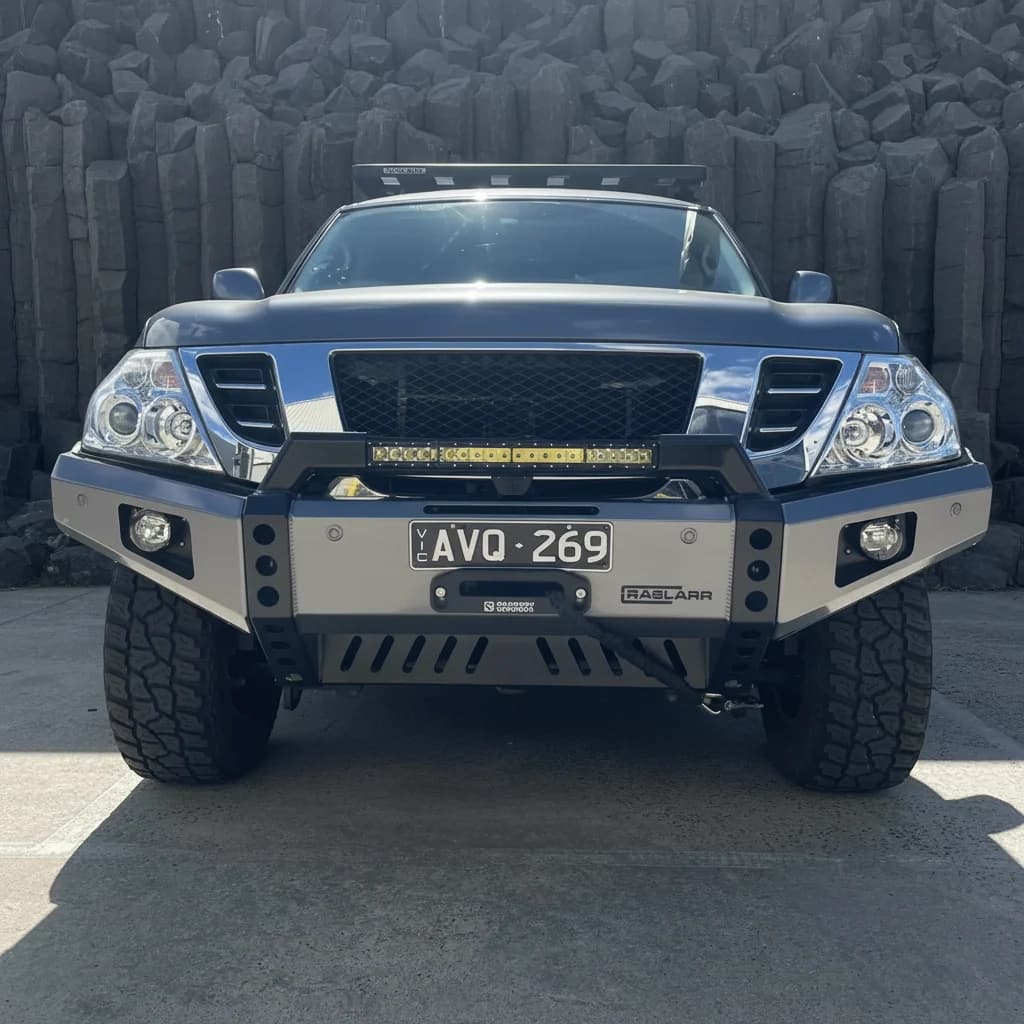S4 Y62 Nissan Patrol Low Line (Winter) Raslarr Bull Bar
