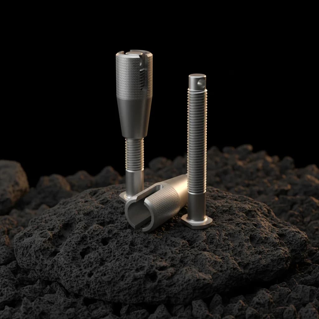 TRED 115mm Threaded Mounting Pins (Pair)