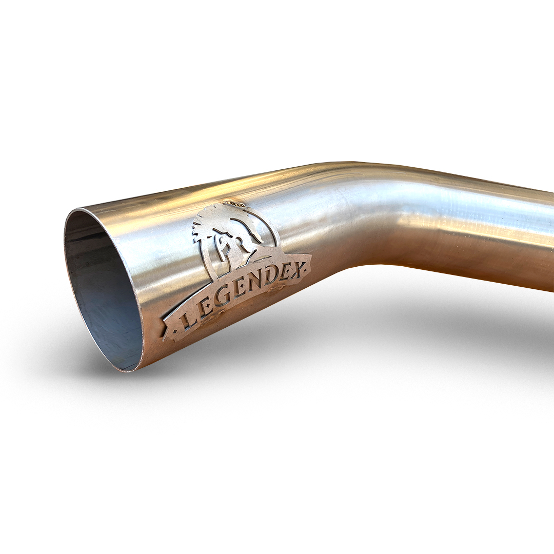 Legendex ROGUE Exhaust Ford Ranger DPF Back Side Shot Rogue Exhaust