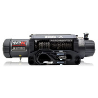 Carbon 12K 12000lb Electric Winch | Black